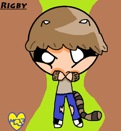 Rigby by MiniCartoonist33 on DeviantArt