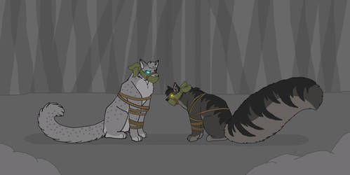 Shadowsight and Ashfur tiedup tight (REQUEST)