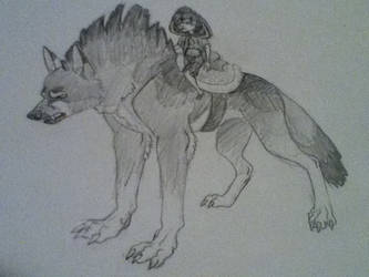 Little Red and her riding Wolf