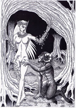 The Dryad and the Satyr