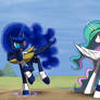 Pony Ball Z: Sisters divided!  Celestia v.s. Luna!