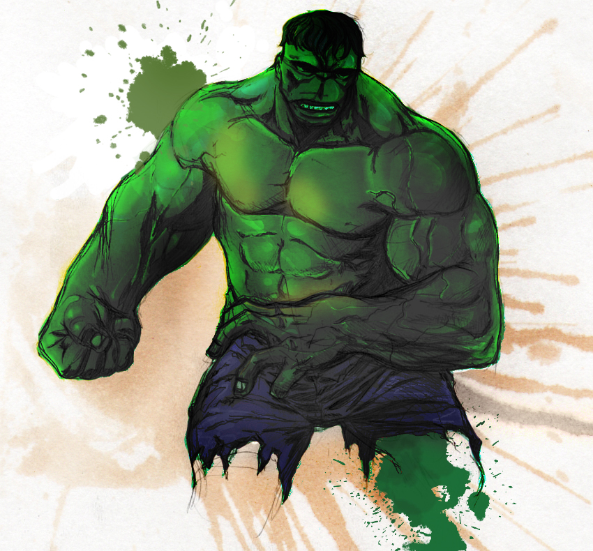 Hulk coloured