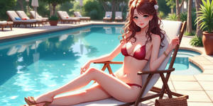 Swimwear modeling photoshoot...