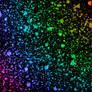 Rainbow Splatter HD Wallpaper