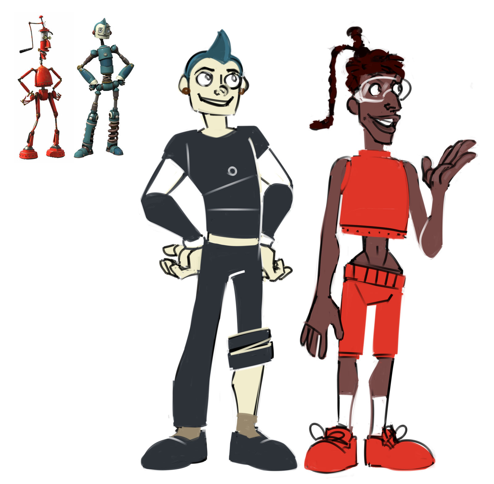 Robots Humanization 1 by lublu-studentov on DeviantArt