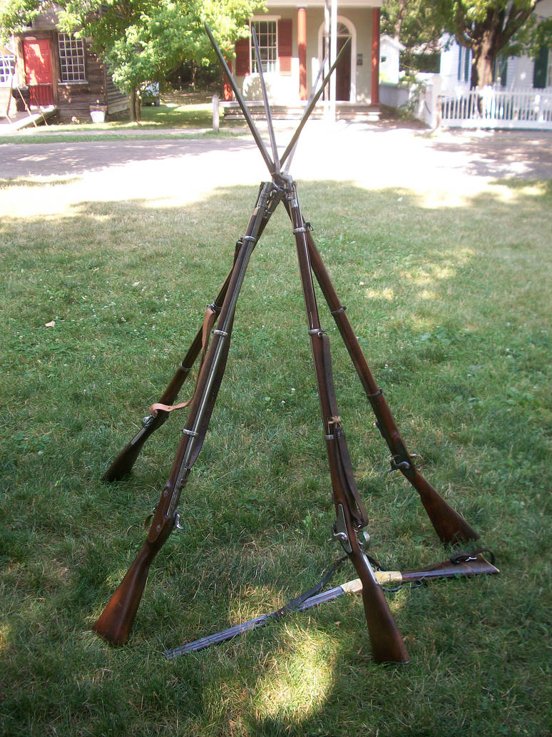 Musket Rows musket stack by ussignalman2 on DeviantArt