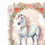 Horses and Flowers Printable Image TrendAArt