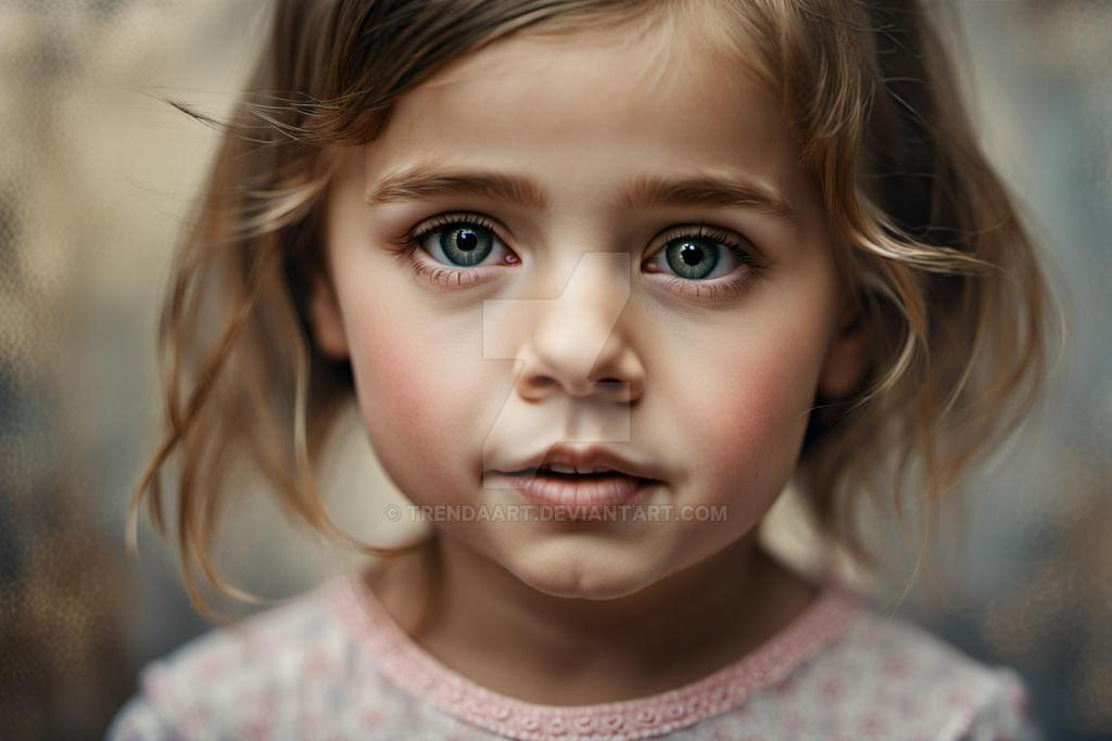 Diviantart Little Portrait Of Little Girl by TrendAArt on DeviantArt