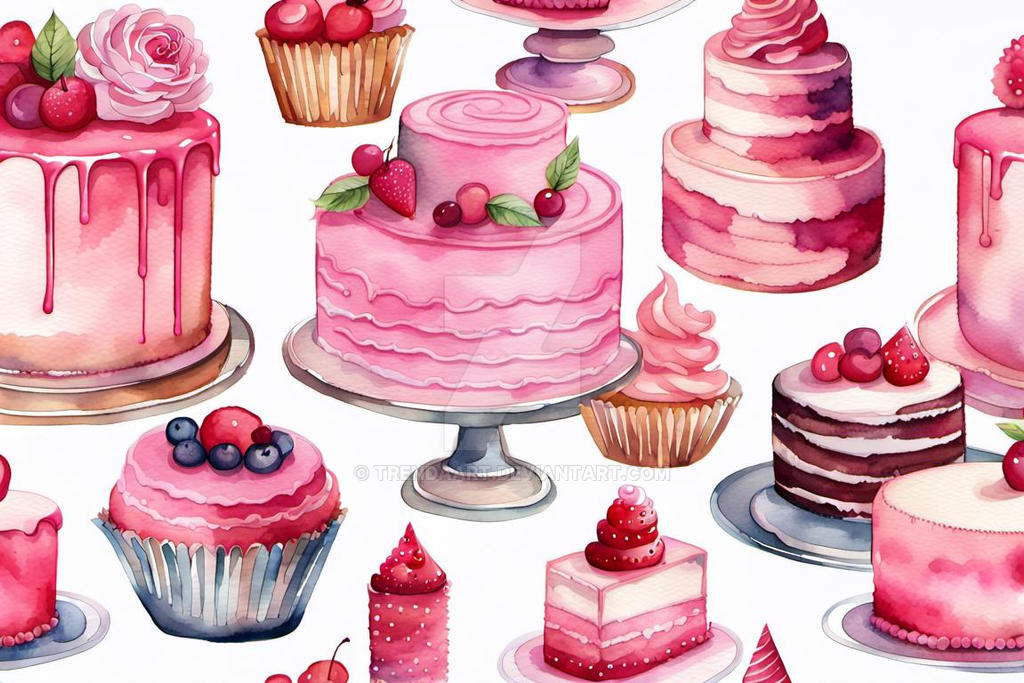 Pink Cake Deviantart Images Of Luxury Pink Cakes by TrendAArt on DeviantArt
