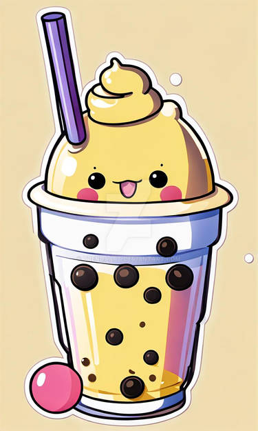 Bubble Tea Winnie Clip  Art 