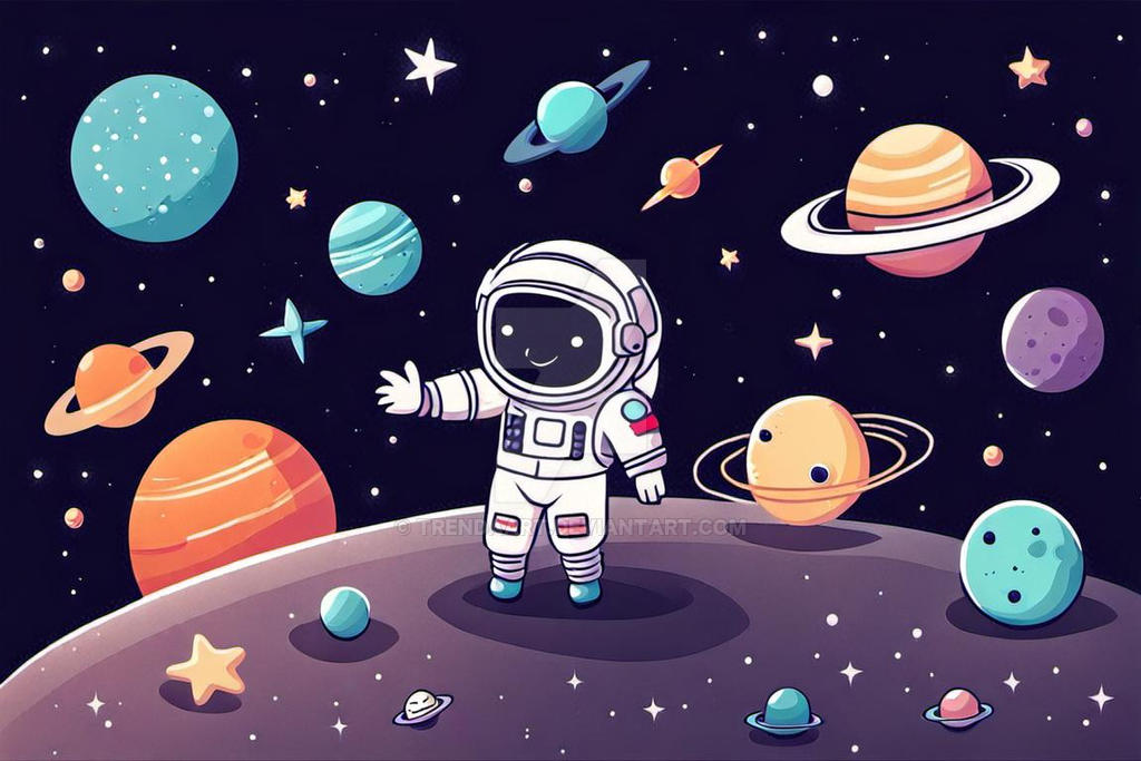 Cute Mini Spaceman Cute Space Art by TrendAArt on DeviantArt