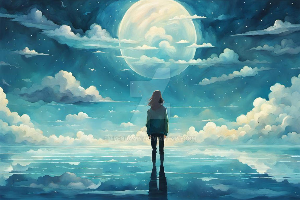 Not Alone In The Ocean Sky Art By Trendaart On Deviantart Not Alone In The Ocean Sky Art By Trendaart On Deviantart