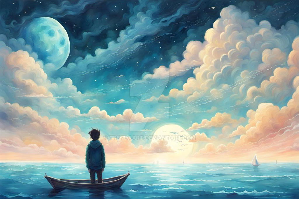 Not Alone In The Ocean Sky Art By Trendaart On Deviantart Not Alone In The Ocean Sky Art By Trendaart On Deviantart
