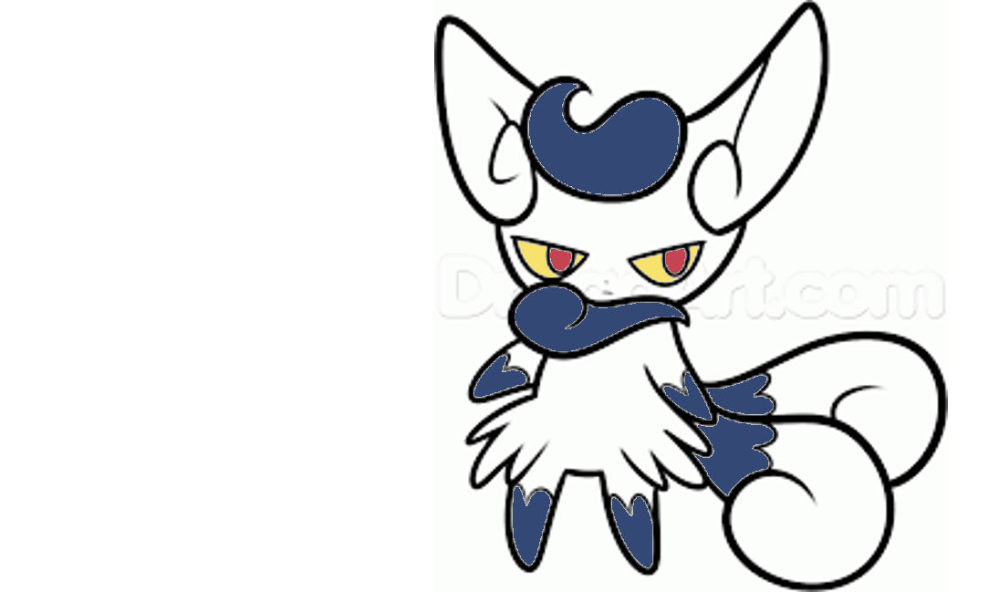 Female Meowstic coloring page by Yuudachi1 on DeviantArt