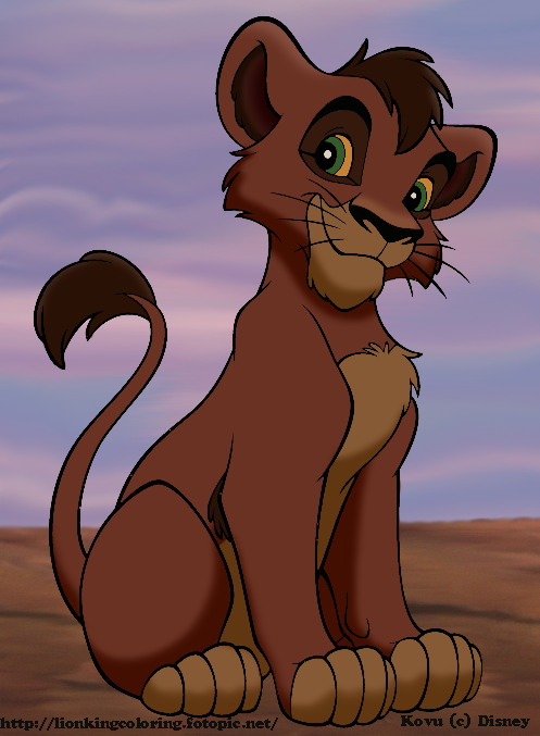 the lion king young kovu