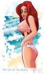 Hot Girl at the Beach Rnrdrd - 2013 by SlyFXZ