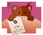 Literacy Bear - A is for