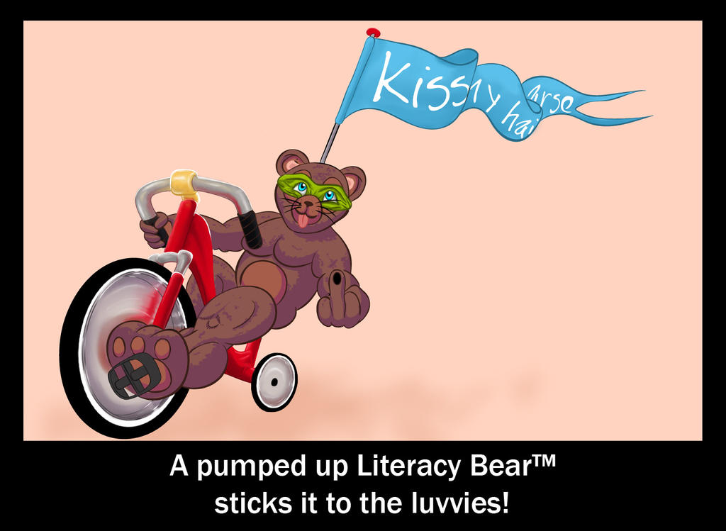 Literacy Bear - Kiss