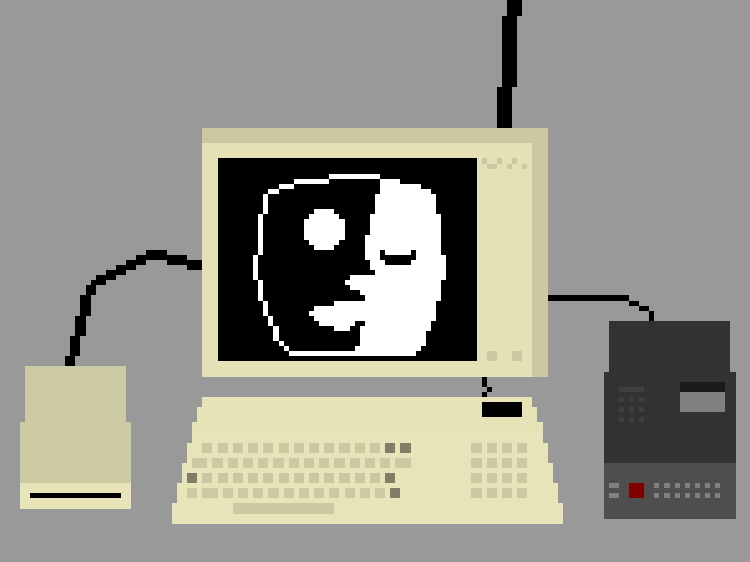 SCP-079 'Old AI' by FourEyesOfMidnight on DeviantArt