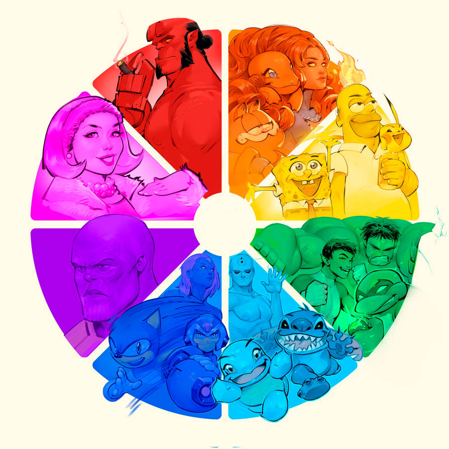 Color Wheel Challenge by adagadegelo on DeviantArt
