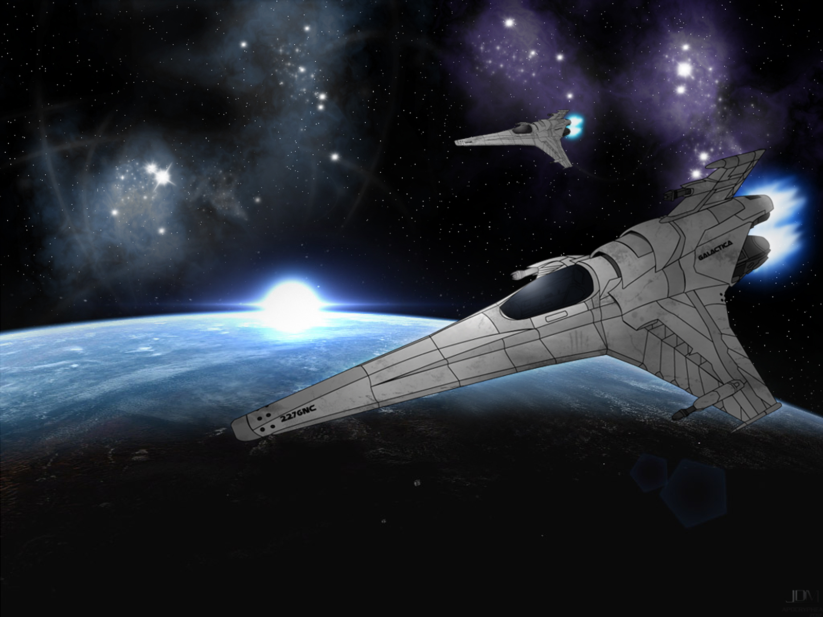 Battlestar Galactica - Viper Mark 7 Space Patrol