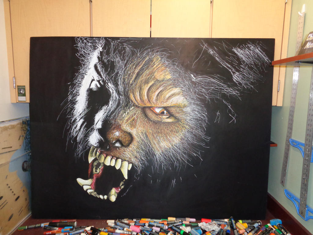 Wolfman in chalk!