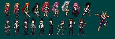 All sprite JUS Anime by SantoryuMUGENJUS1 on DeviantArt