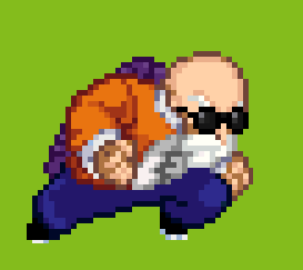 Master Roshi Sprites Master Roshi - kame sennin Dragon Ball Sprite DBAA by SantoryuMUGENJUS1 ...