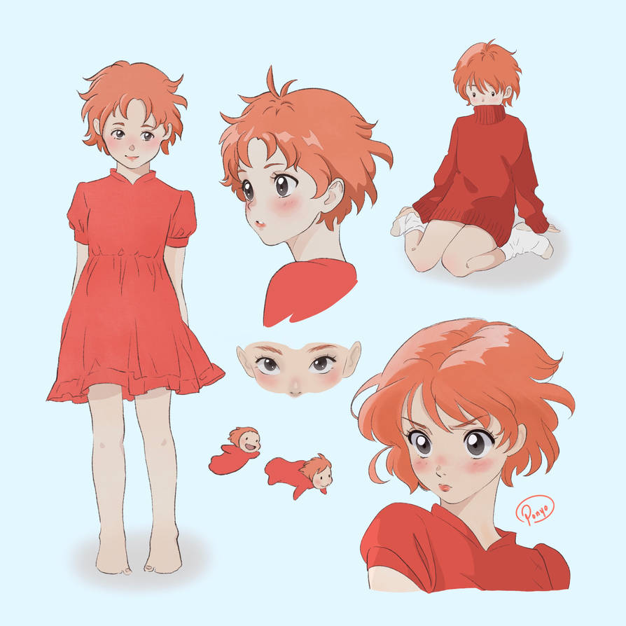 Ponyo by Paperposie on DeviantArt