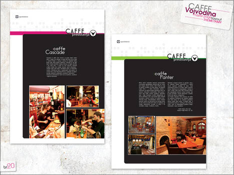 Caffe Vojvodina magazine page