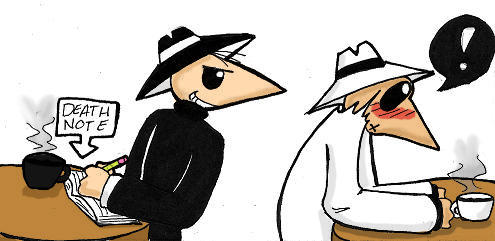 Spy vs Spy- Death note- Color