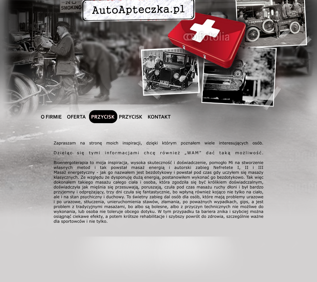 Website lay Autoapteczka