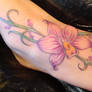 Beautiful Orchid Tattoo