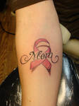 Breast cancer ribbon for mom