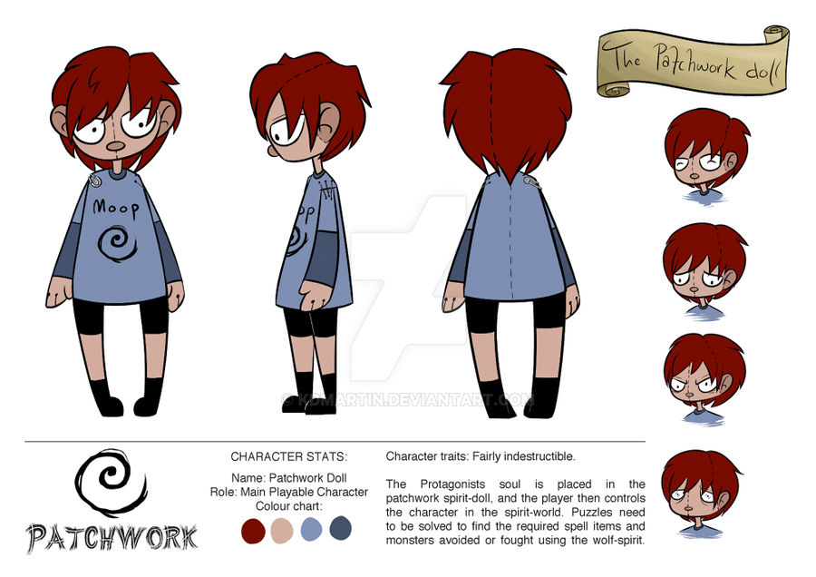 Patchwork - dolls design sheet by kdmartin on DeviantArt