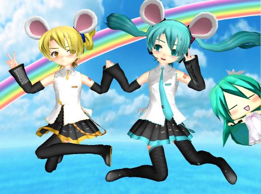 MMD LoveChibi Jump +3+