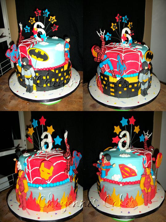 Super hero cake