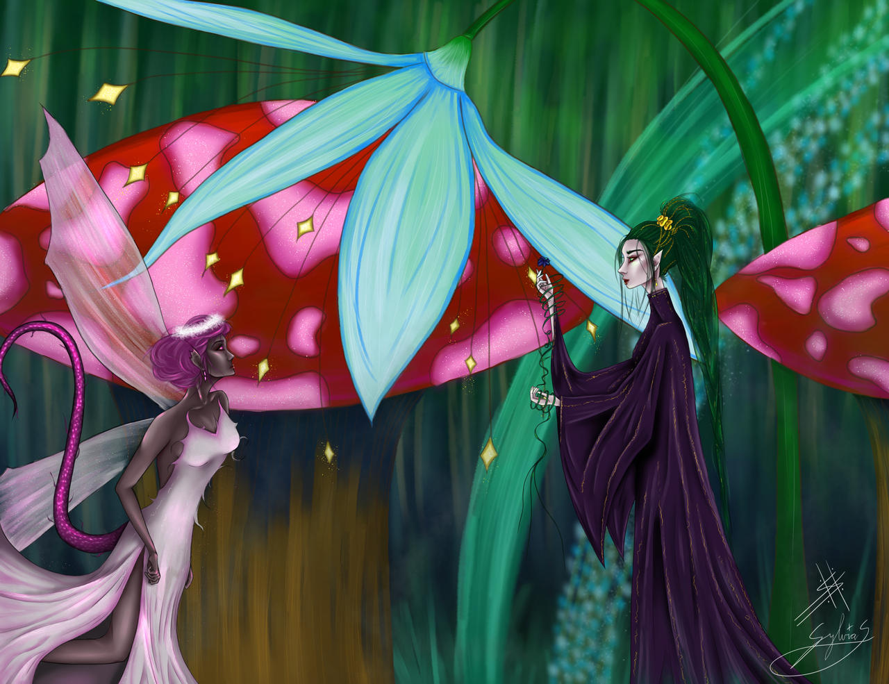 Lesser Faeries The Small Faeries by sylviashadowart on DeviantArt