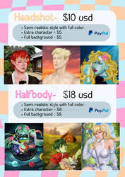 OPEN COMMISSIONS SALE // SEMI-REALISTIC STYLE