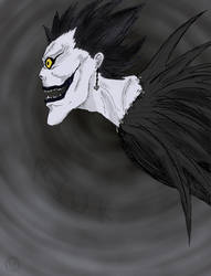 Ryuk - side view -colored