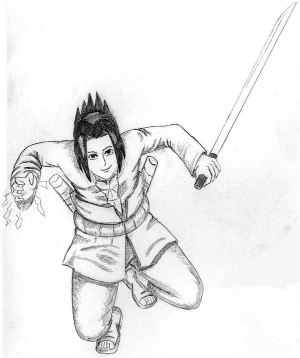 Jump Sasuke by Thirrinaki on DeviantArt