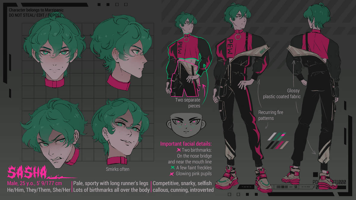 Sasha Ref Sheet