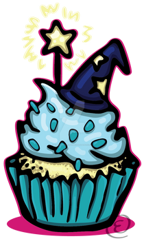 Wizard Cupcake