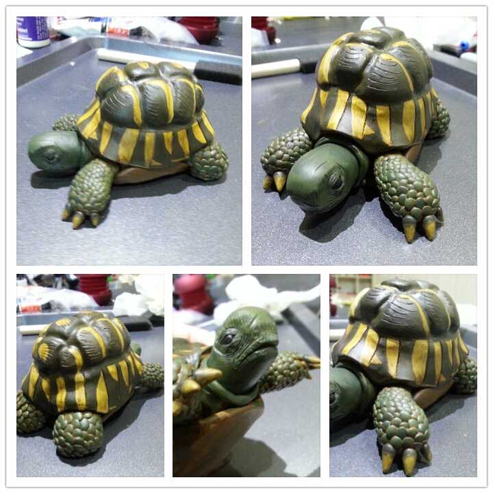 Sculpey Tortoise Finished