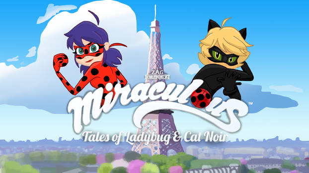 Miraculous Title Card- Webisode Style Redraw