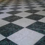 black and white tiled floor 2