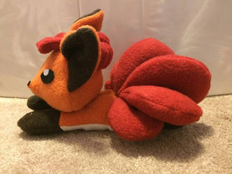 Vulpix Floppy Plush by DewittForTheVine