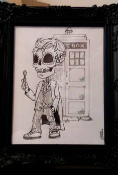 Dr Who Mexican Sugar Skull.