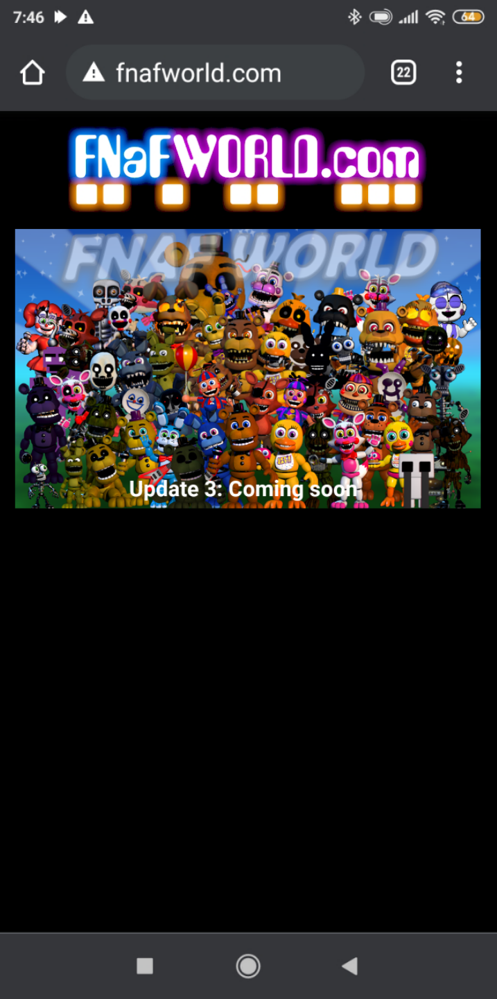 FNaF World Mobile part 3 