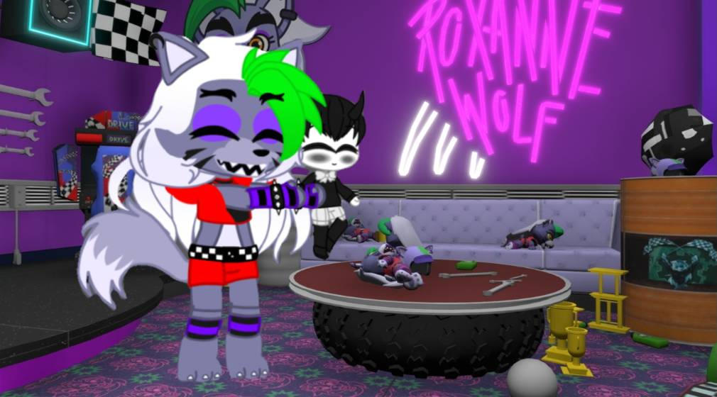 Hugging Shattered Roxy Roxy's hug by BendytheTCEGuy on DeviantArt